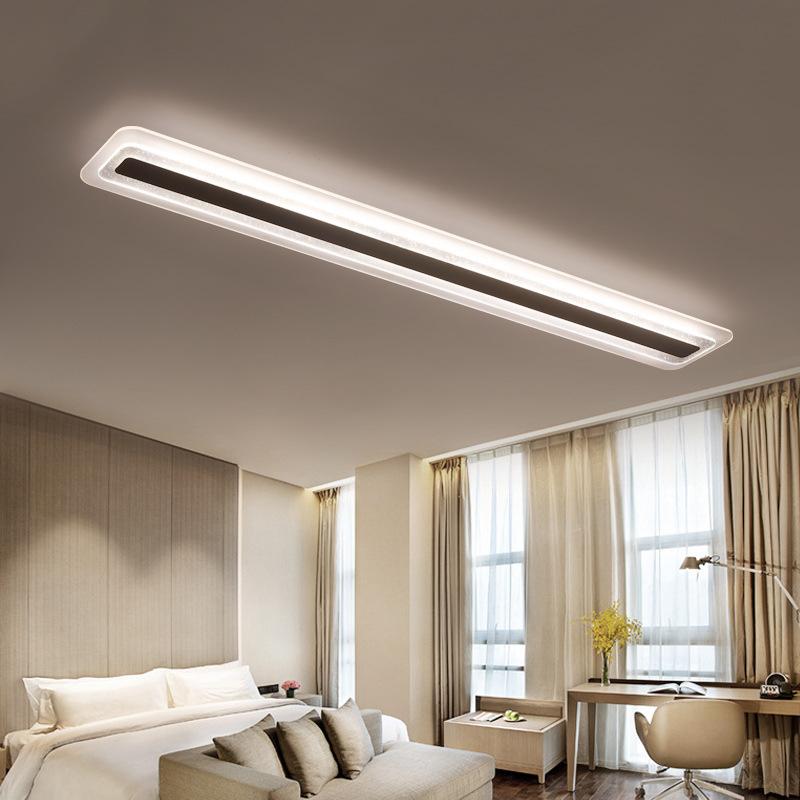 Simple Modern Bedroom, Living Room, Office, Long Led Ceiling, Hallway, Hallway, Rectangular Led Ceiling Light