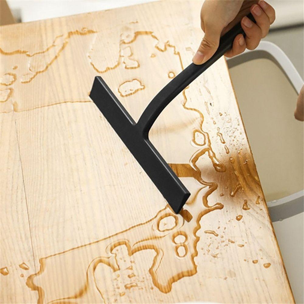 With Holder Bathroom Cleaner Tool Silicone Scraper Window Brush Shower Squeegee Glass Wiper Scraper