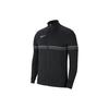 Men's Stripe Contrasting Colors Outdoor Zipper Jacket Black CW6113-014
