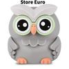 Electronic Owl Counting Piggy Bank Cute Animal Shape Automatic Saving Gifts Pot