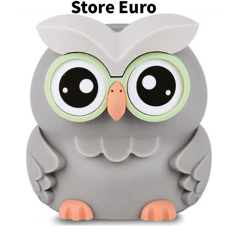 Electronic Owl Counting Piggy Bank Cute Animal Shape Automatic Saving Gifts Pot