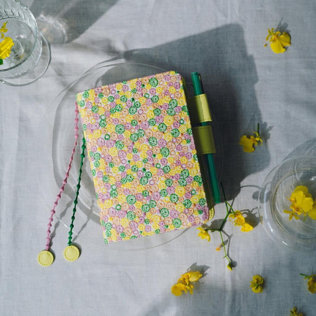 Hobonichi Techo Cover Original A6 Size Mina Perhonen skyful (yellow)