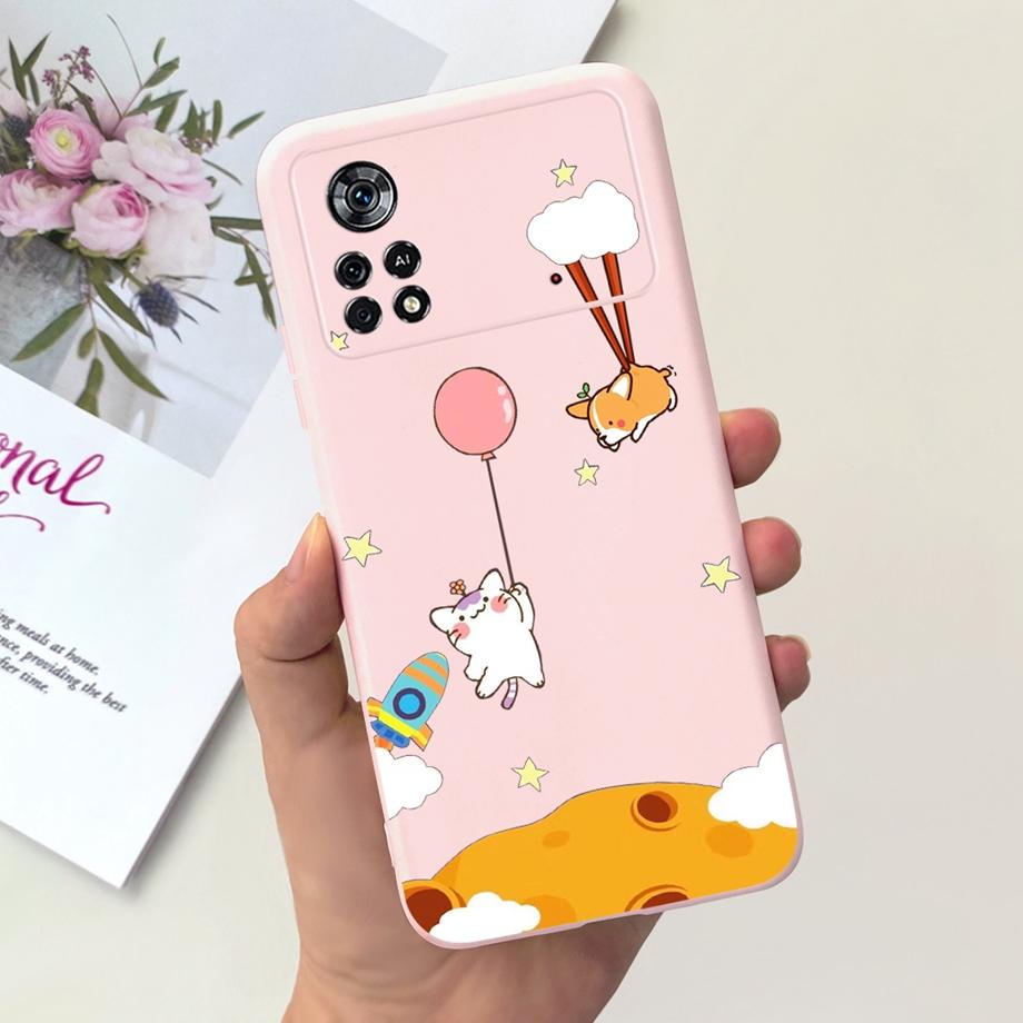 Liquid Silicone Phone Case for Xiaomi POCO X4 Pro 5G Camera Protective Soft Shockproof Back Cover POCO X4 GT X4GT 5G Funda Capa