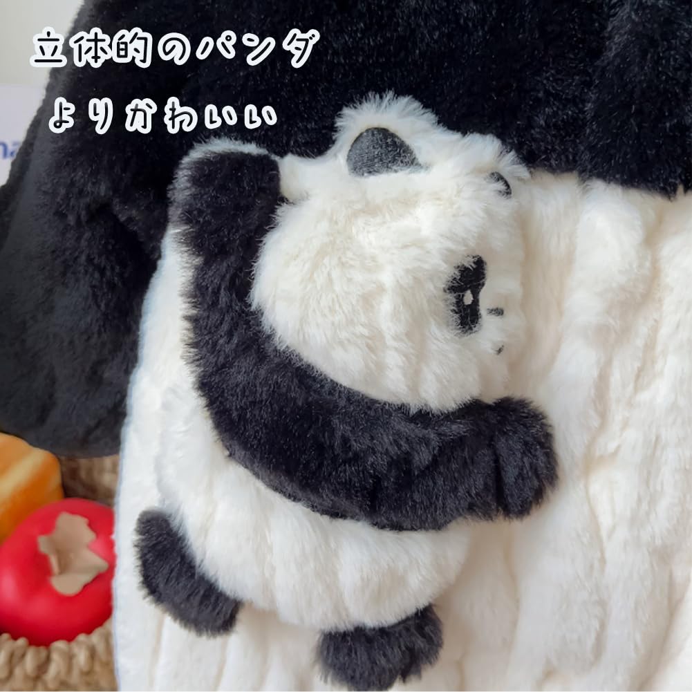 giminuo Baby Panda Jumpsuit Pajamas Loungewear with for and Animal Cold Weather Baby Shower Gift Romper/Coverall Hood, Unisex, Spring, Autumn, Winter,