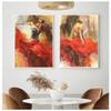 Art Oil Canvas Painting Vintage Figure Posters And Prints Wall Art Picture Modern Hme Decoration Spanish Flamenco Beauty Dancer