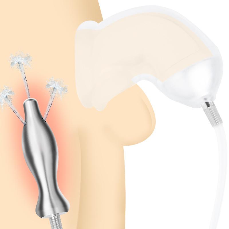 Spermastopper Moč teče z penisu do anální zátky Cirkulace Klystýr Stimulátor Masturbátor Sexuální hračky pro muže ženy
