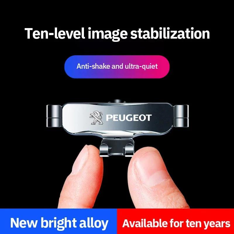Přenosný univerzální držák na mobilní telefon do auta, odolný proti nárazům, pro Peugeot 207 208 306 307 308 508 106 107 108 2008 3008 5008