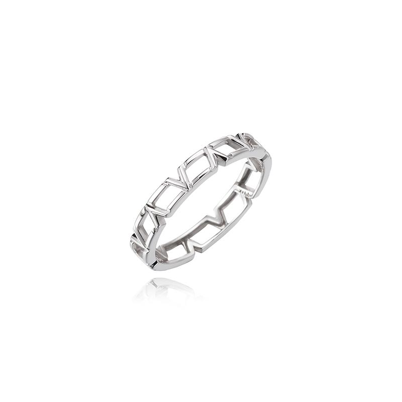 Tirrlirr 14K White Gold Show Love Infinity (S) Ring Trjk4W00301M-S