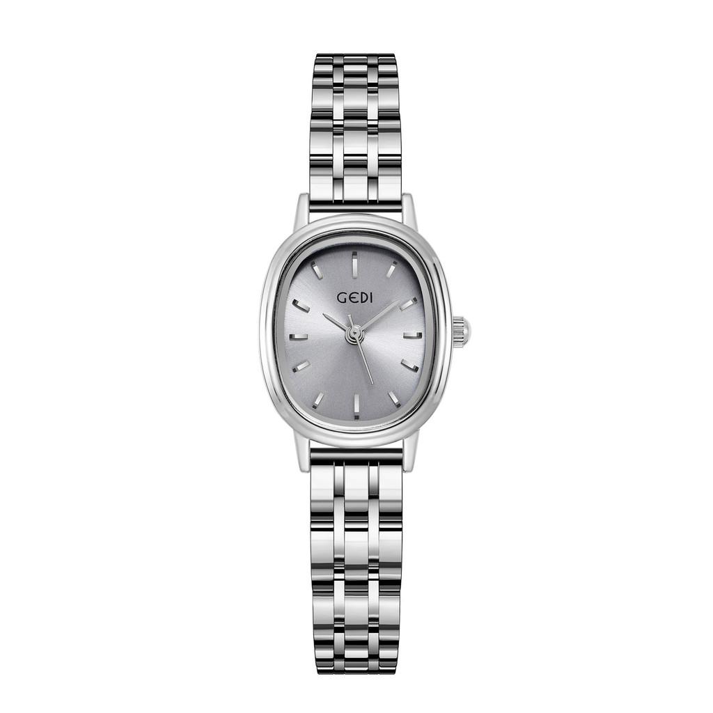 Damen-Ovale Grüne Uhr Mit Quarzwerk Und Wasserdichtem Design Für Modische Damen