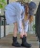 Shoehi Rose String Belt Rain Boots (3 Colors)_R0017