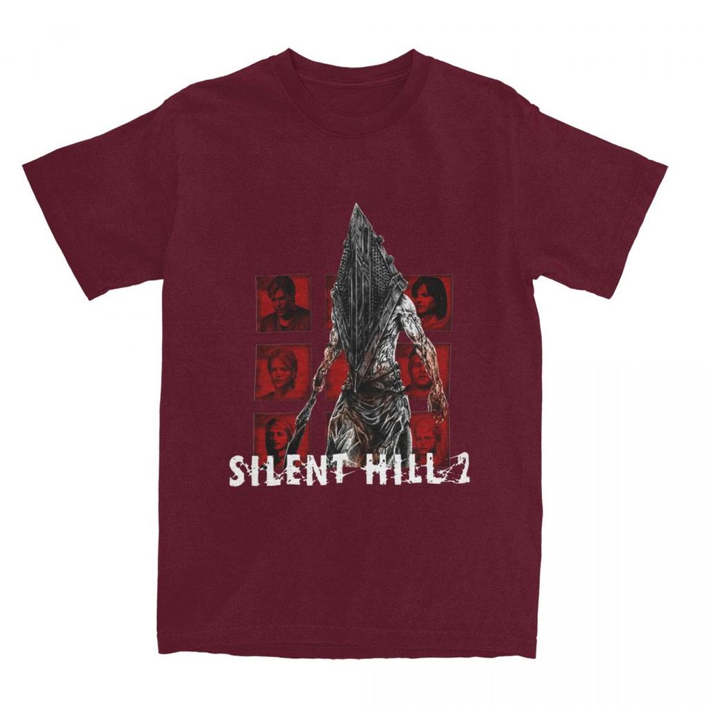 Silent Hill 2 Horror Pyramid T-shirt Spel Trendy Coole T-shirts Korte Mouw Grappige Tops Zomer Puur Katoen Ronde Hals 6XL T-shirts
