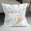 Sanrio Cute Girly Pillowcase HelloKitty Cinnamon Dog Pillowcase Kawaii Room Decoration Home Living Room Sofa Cushion Cover