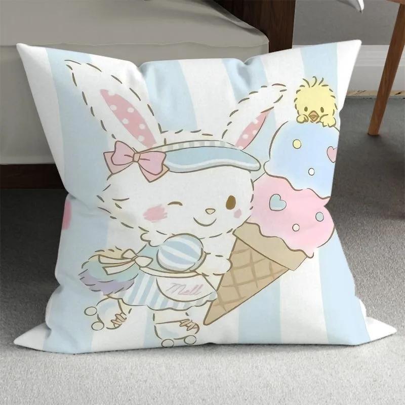 Sanrio Cute Girly Pillowcase HelloKitty Cinnamon Dog Pillowcase Kawaii Room Decoration Home Living Room Sofa Cushion Cover