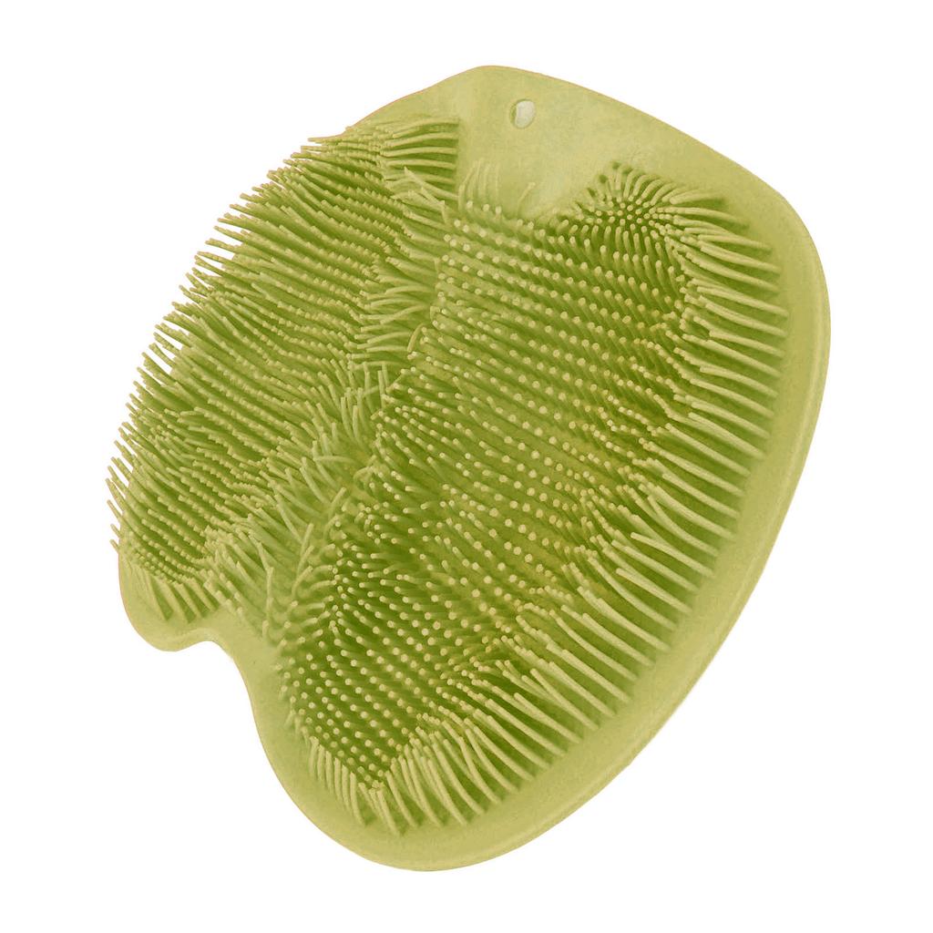 Shower Foot Scrubber Silicone Skid Resistance Shower Foot Massager Mat with Strong Suction Cups for Men Women