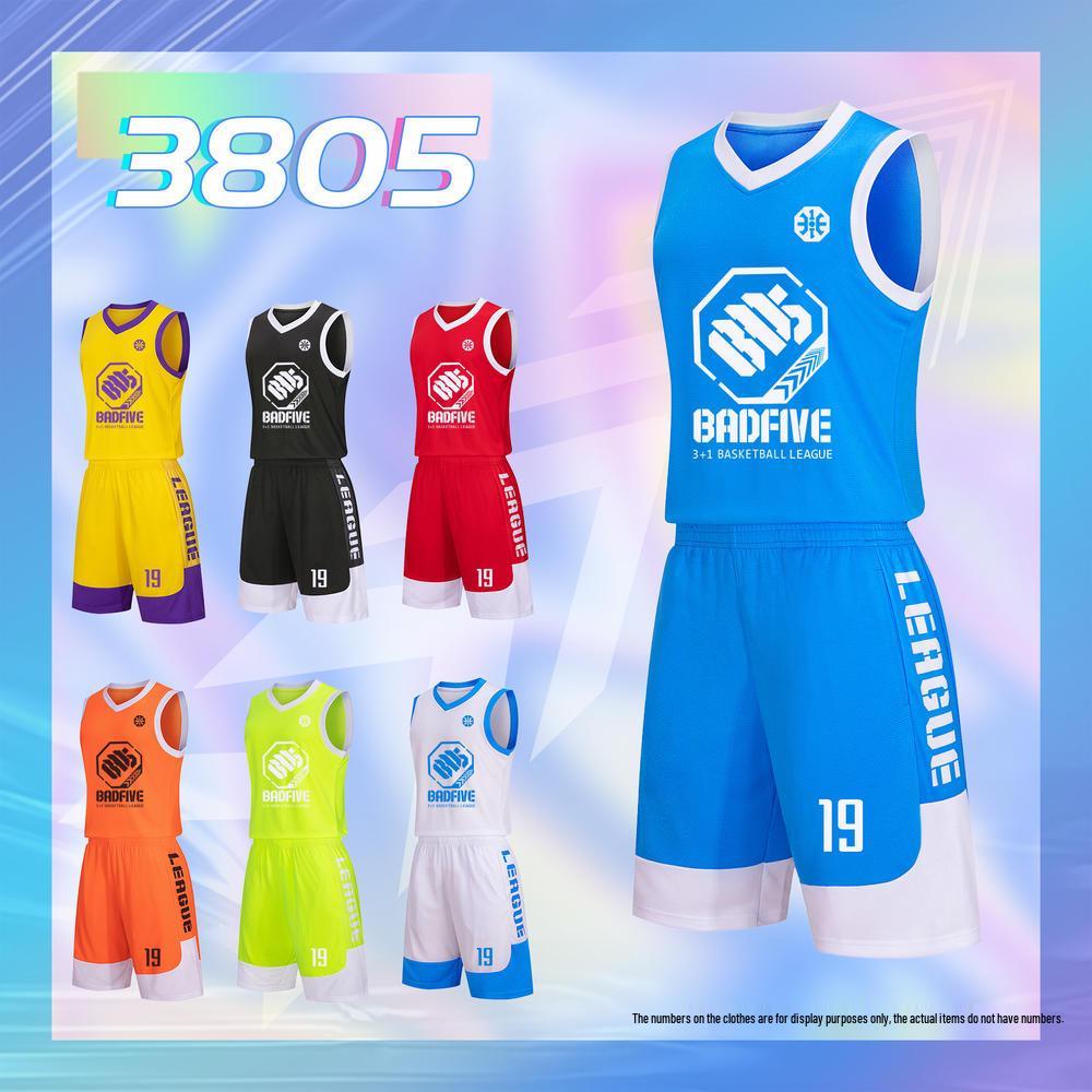 Quick-Drying Breathable Basketball Uniforms for Kids & Adults - Summer Training Suits
