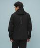 Le Coq Sportif Hybrid Insulated Long Black Brown XO Jacket, Water-Repellent, Windproof, Warm, Light-Absorbing Heat-Generating Technology, HEATNAVI,