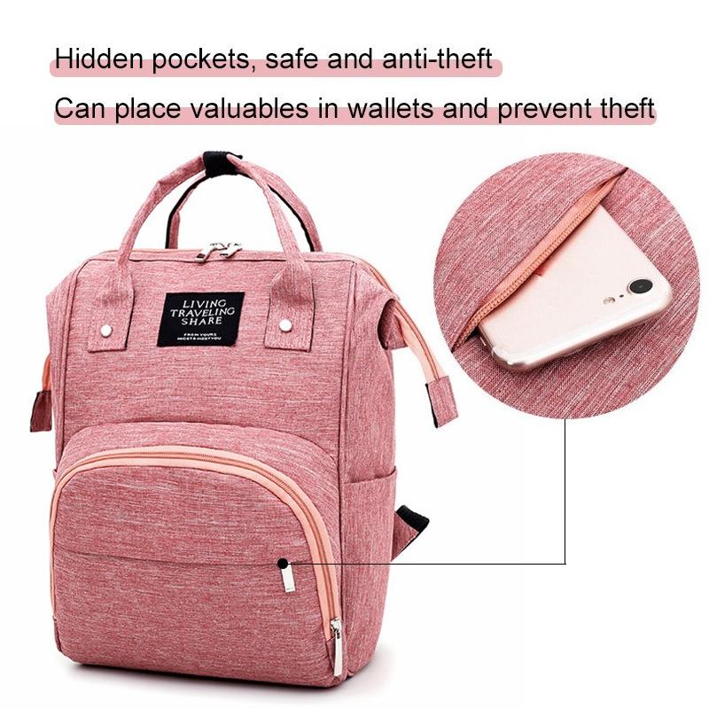 Nappy Backpack Diaper Bag Mummy Large Capacity Bags Mom Baby Multi-Function Waterproof Outdoor Travel Diaper Bags for Baby Care