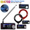 New ATS-mini V3 Clear ABS Case SI4732 Pocket SSB Mini Radio LSB USB AM FM Radio Receiver ESP32S3 With Headphone Amplifier Hi-Z