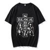 Never Say Die Henry T-Shirt Black Sabbath Rock Band Tshirts Short Sleeve Cotton Loose Tee-shirt Grunge Hip Hop Streetwear