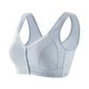 Women S Plus Size Thin Front Closure No Wire Vest Style Bra For Elderly