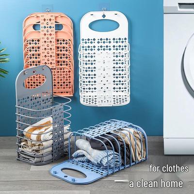 Foldable Wall-Mounted Laundry Basket