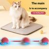 Cat Interactive Ball Toys Automatic Rolling Ball Faux Tail Rechargeable Smart Pet Electric Toy Dog Cat Training Imitate Mouse
