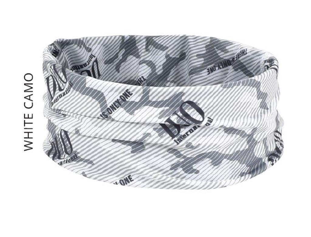 DUO Halstuch, UV-Schutz, Kopfbedeckung, Einheitsgröße, Original, Weiß, Camouflage (7394)