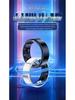 Smart Black Ring: Heart Rate, Blood Oxygen, Sleep Tracker, Bluetooth, Waterproof, Unisex, Touch Interface