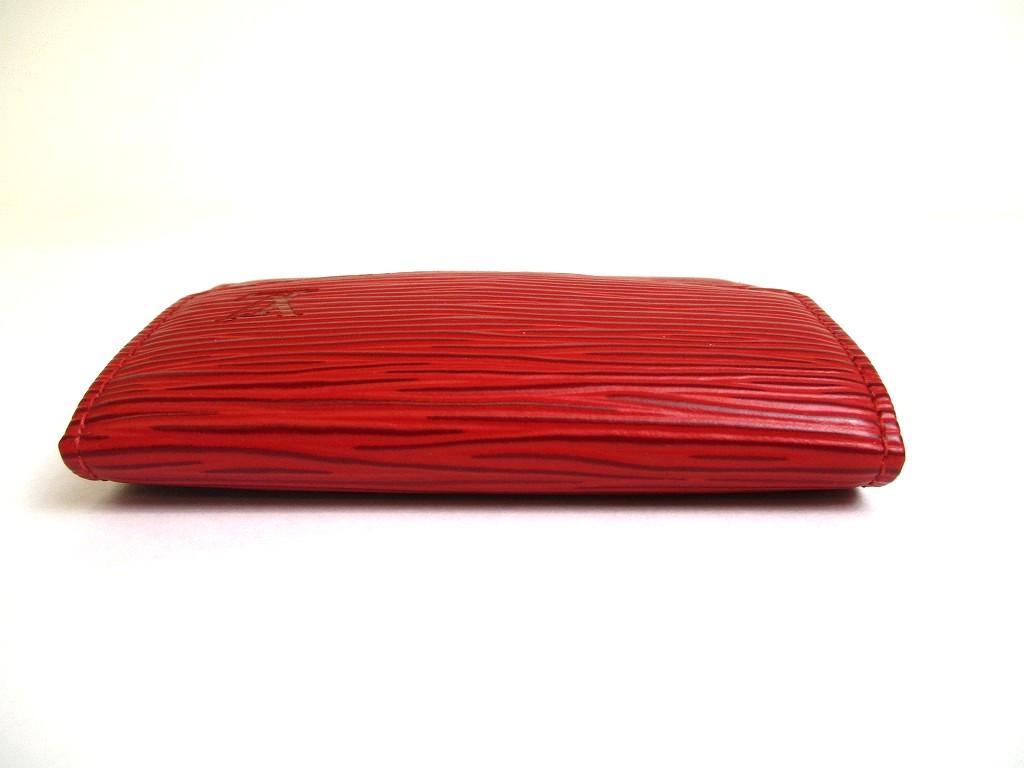 Authentic LOUIS VUITTON Epi Red Leather Coin Purse #a665  Refurbished