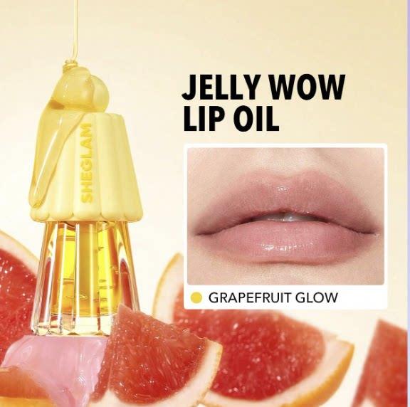 New Packaging! Small Cake Sheglam Jelly Lip Gloss Fruit Essence Toot Nourishing Moisturizing Not Oily Lip Gloss