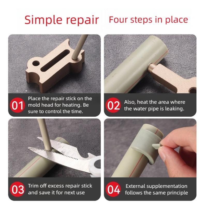 Efficient Heat Bonding Plumbing Welding Tool Set Suitable For 4/6 Inch Water Pipe Repair And Maintenance Fast Leak Fixes