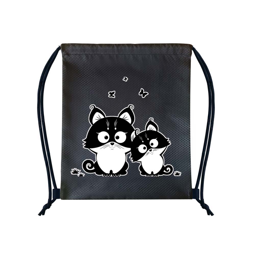 Şık ve Hafif 34cm*40.5cm Dacron İpli Sırt Çantası Outdoor Sırt Çantası Bisiklet Sırt Çantası Spor Salonu Saklama Çantası