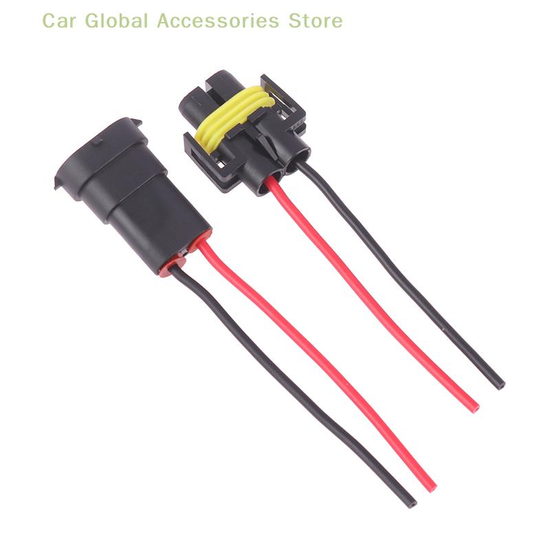 Nebelscheinwerfer Kopf Glühbirne Lampe 1/2 STÜCKE H8 H9 H11 Stecker Auf Buchse Stecker Adapter Stecker Kabel Kabelbaum
