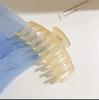 Korean Frosted Large Claw Clip - Elegant Shark Hair Accessory for Women's Updos