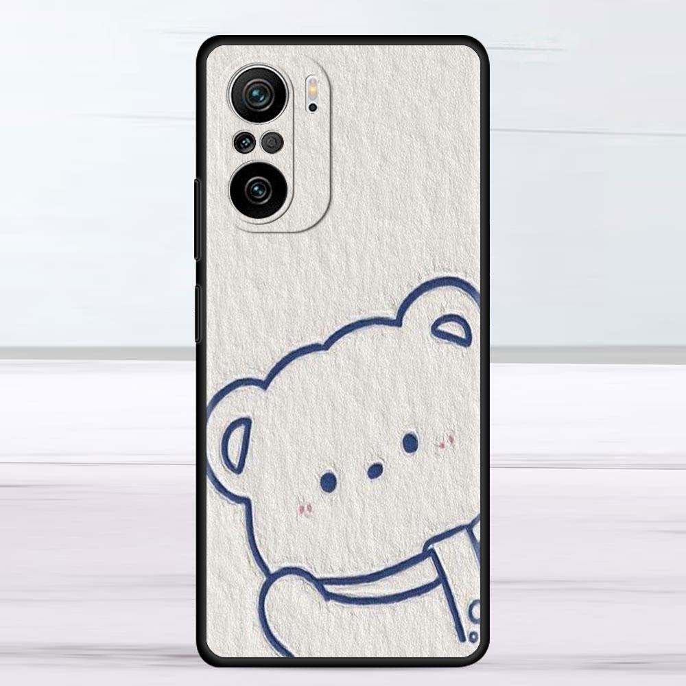 Case For Xiaomi Redmi Note 11 9S 10 9 8 7 9A 9C 9i K40 8T 10C 9T K50 Silicone Phone Shell Flower Cute