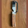 Multi-Functional Stainless Steel Peeler with Wooden Handle for Fruits and Vegetables