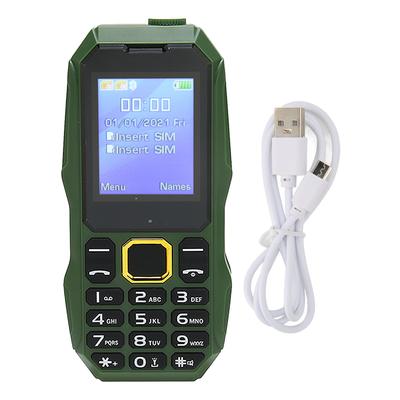 Elderly Mobile Phone 1.8in LCD Large Buttons Dual Card Dual Standby Seniors Phone with 5800mAh