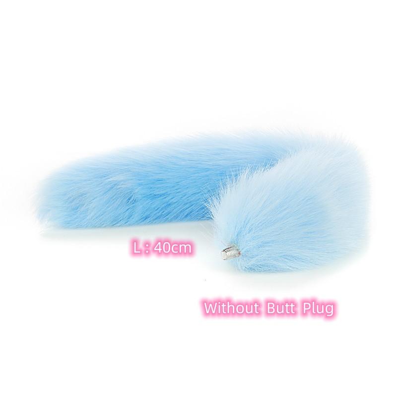 BDSM Faux Fox Tail Anal Plug with Removable Smooth Butt Plug for Men Women Role-playing Adult Games Sex Toys