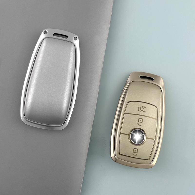 Metall-Schlüsseltasche für Mercedes-Benz E-Klasse (E200, E300L, E260) & GLC mit Schnalle