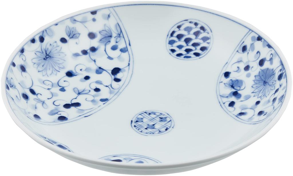 Hana Imari UK70 plate [22×3.5cm] Lightweight tableware HNIUK70