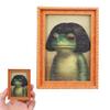 1Pc Funny Frog Fridge Magnet, Mini Refrigerator Magnet For Green Frogs And Haircuts Refrigerator Decoration