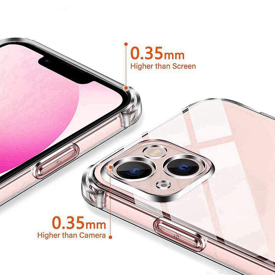 Thick Shockproof Silicone Phone Case For Samsung Galaxy Xiaomi Redmi Poco OPPO Realme Vivo Huawei Honor Apple iPhone Oneplus 15 15R Protection Cover