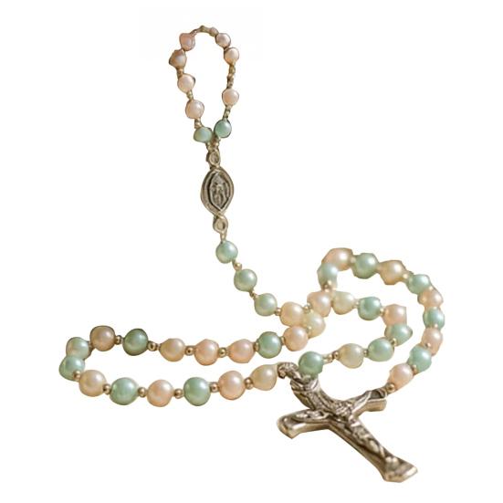 Virgin Mary Rosary Holder Resin Mary or Jesus Figurine Jewelry Dish Our Lady Prayer Rosary Dish Religious Gift Catholic Decor