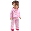 Doll Clothes 2 Colors Pajamas Comfortable Fit 18 Inch American Doll & 43 Cm Born Doll Accessories For Your Generation