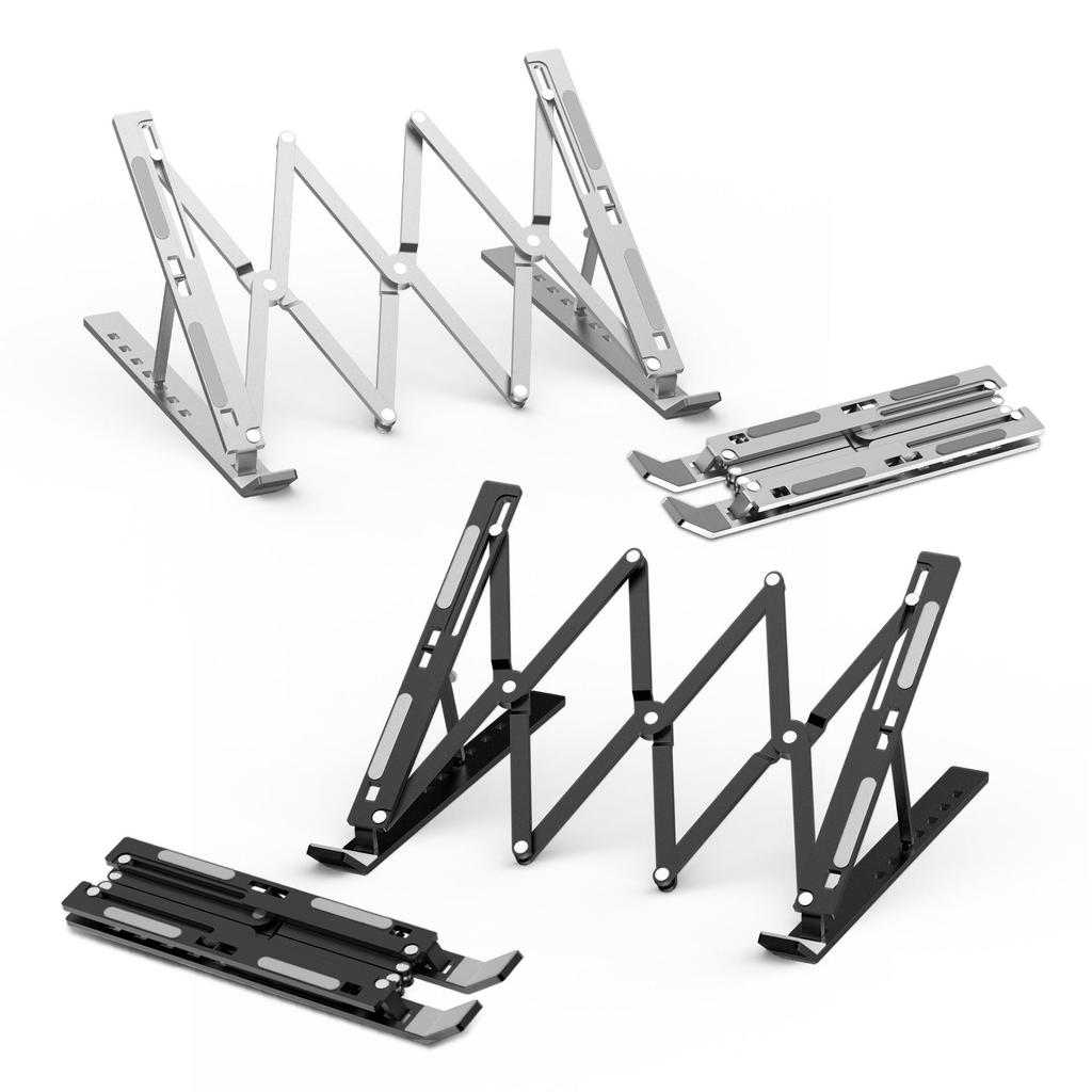 N6 Aluminum Alloy Laptop Stand - Folding, Multi-Angle, Heat Dissipation