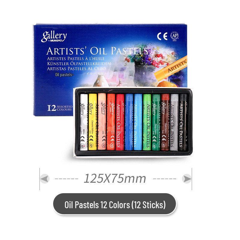 Ally MOPS-50 Medium Thick Oil Pastels: 48 Colors & 25 Children’s Graffiti Crayons