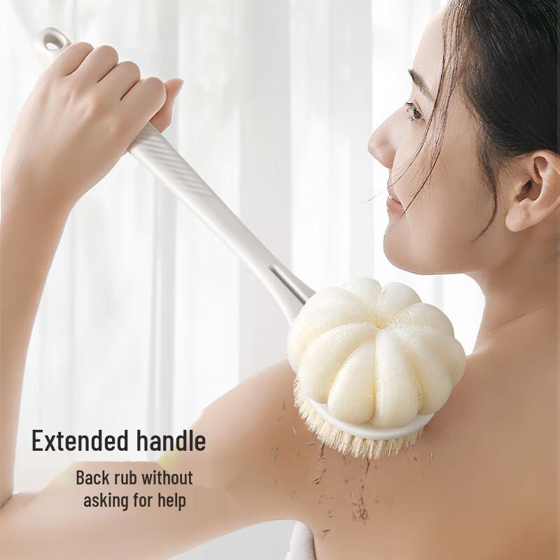 Creative Art Long Handle Double-Sided Bath Scrubber