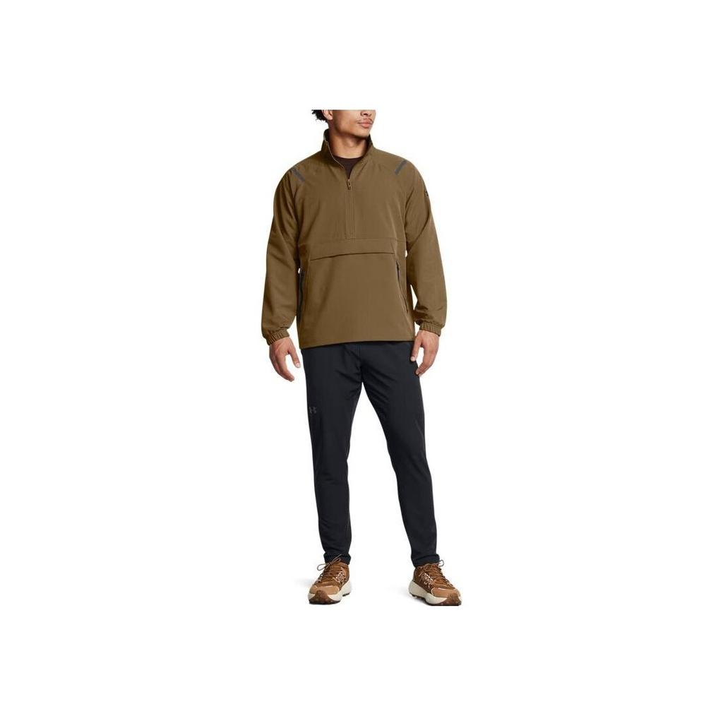 Under Armour Unstoppable Woven Training Hoodie Men Hoodies Coyote-Brown 1387891-498