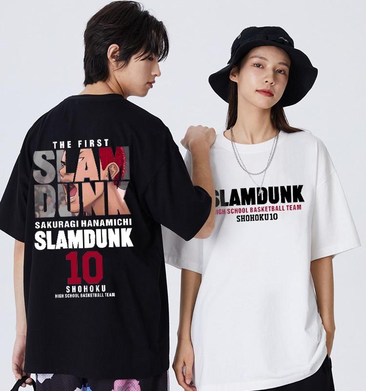 25 Theatrical Version of The Big Movie SLAM DUNK T-shirt SLAMDUNK Peripheral Support Clothes Sakuragi Blossom Road Short Sleeves