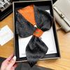 Fashion new cross small silk scarf women's headband Korean version spring, autumn and summer professional scarf small scarf square scarf headband